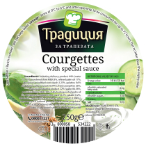 Courgettes with special sauce